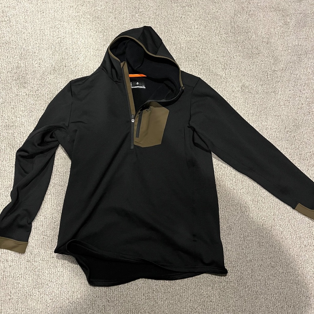 Go Hunt Black Rock 1/4zip Size XXL